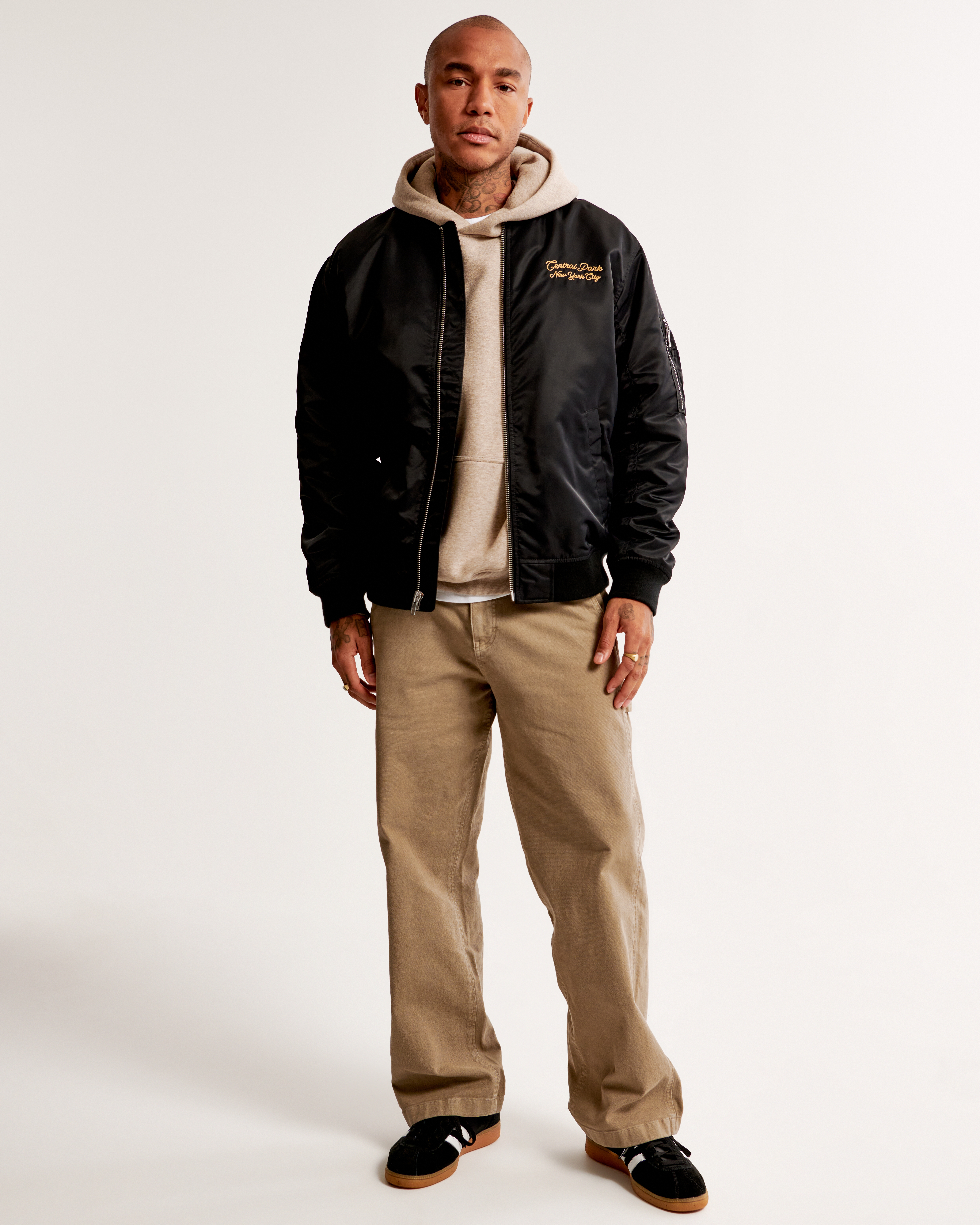 Abercrombie deck bomber on sale jacket