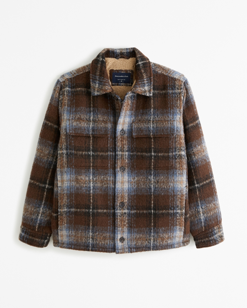 Sherpa Lined Shirt Jacket