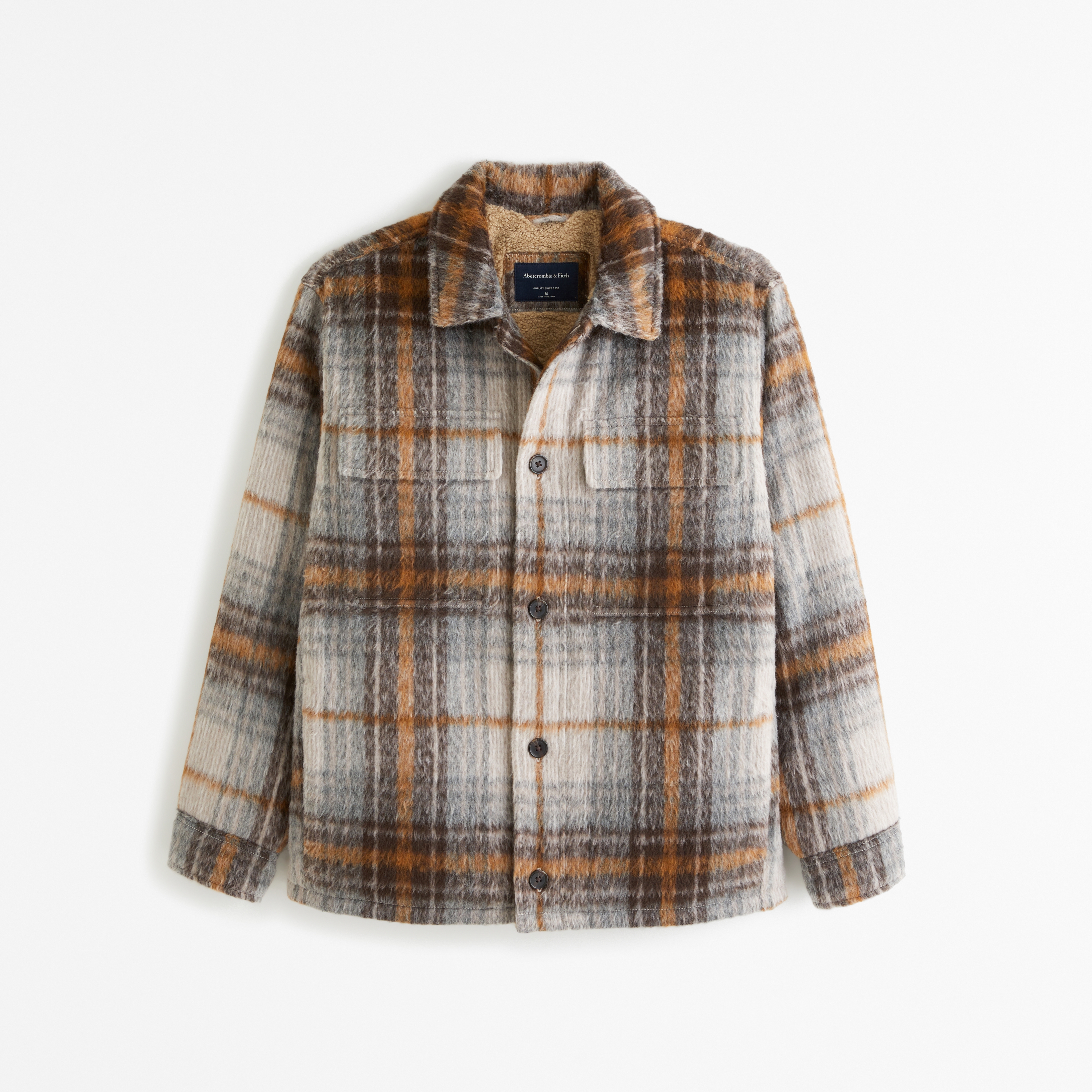 Sherpa shop lined shirt