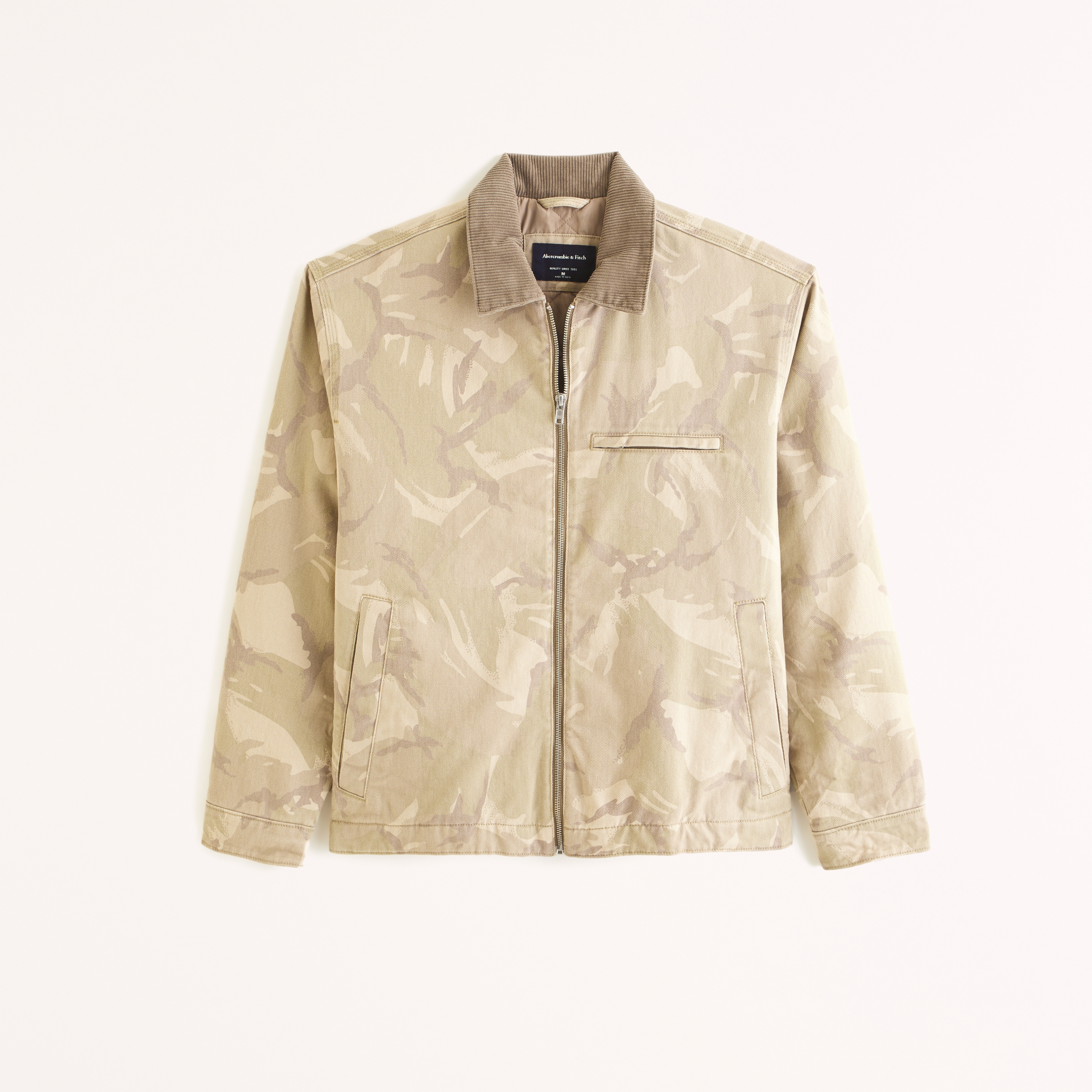 Abercrombie and fitch outlet khaki jacket