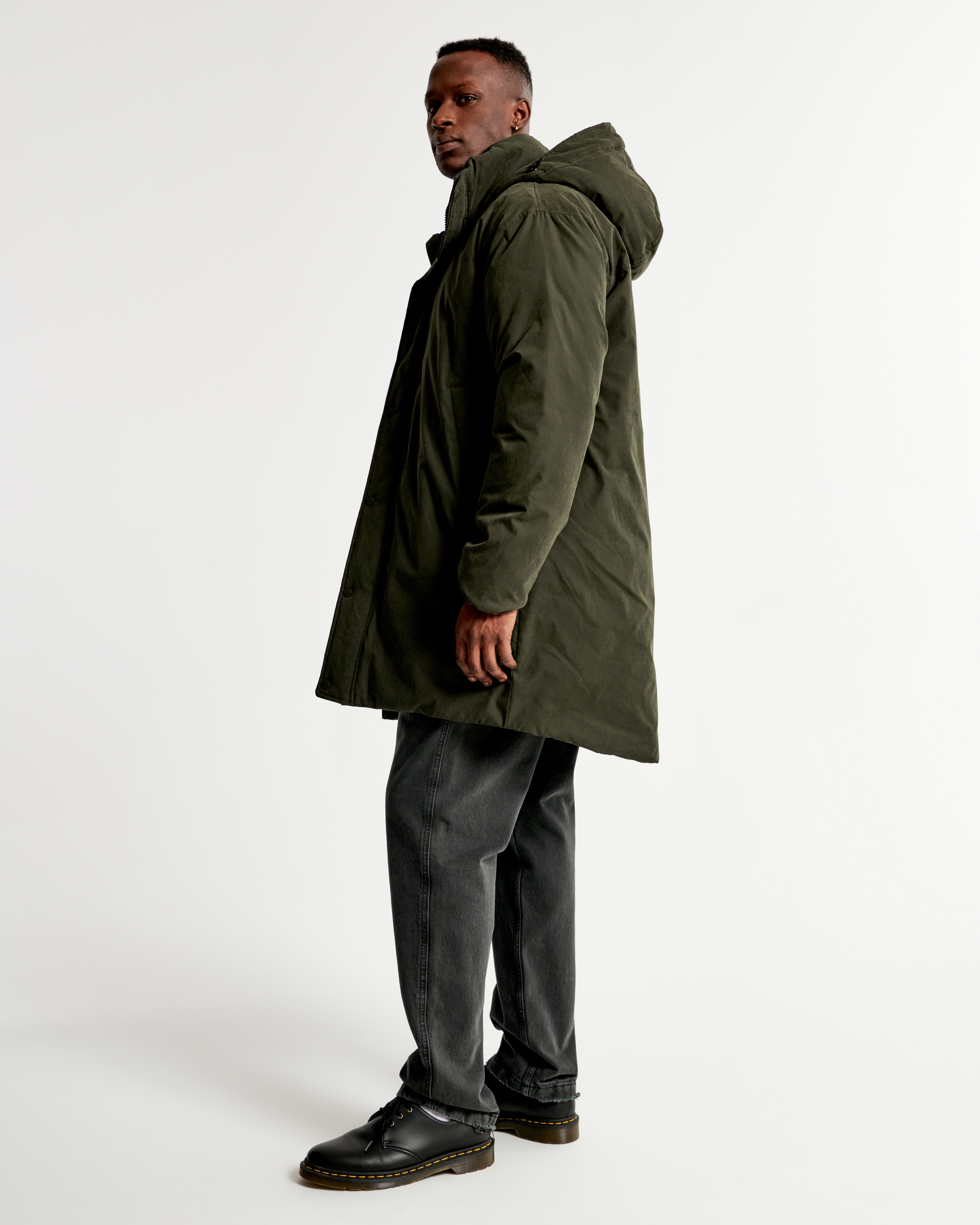 Down filled outlet parka abercrombie