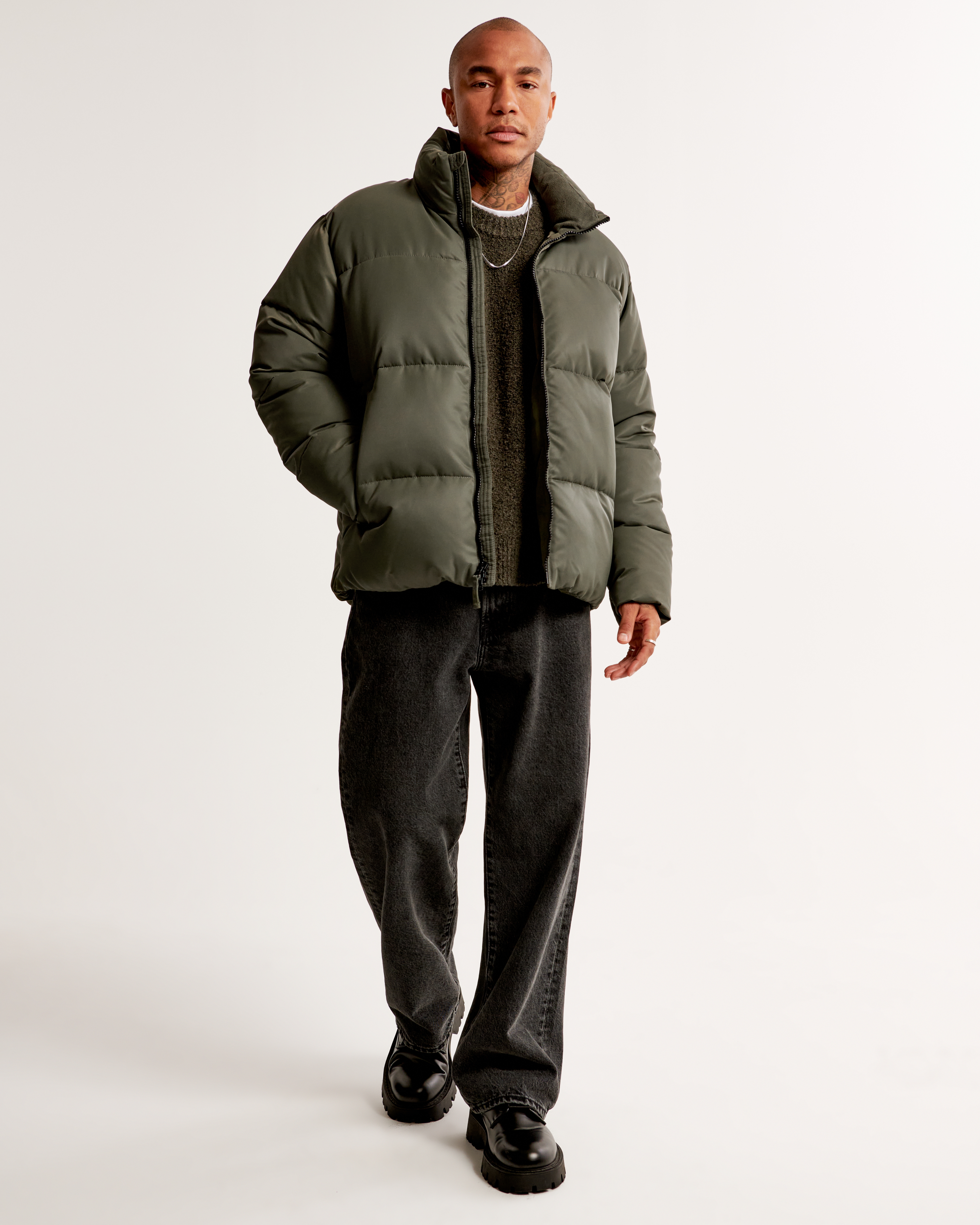 Abercrombie ultra hot sale puffer jacket