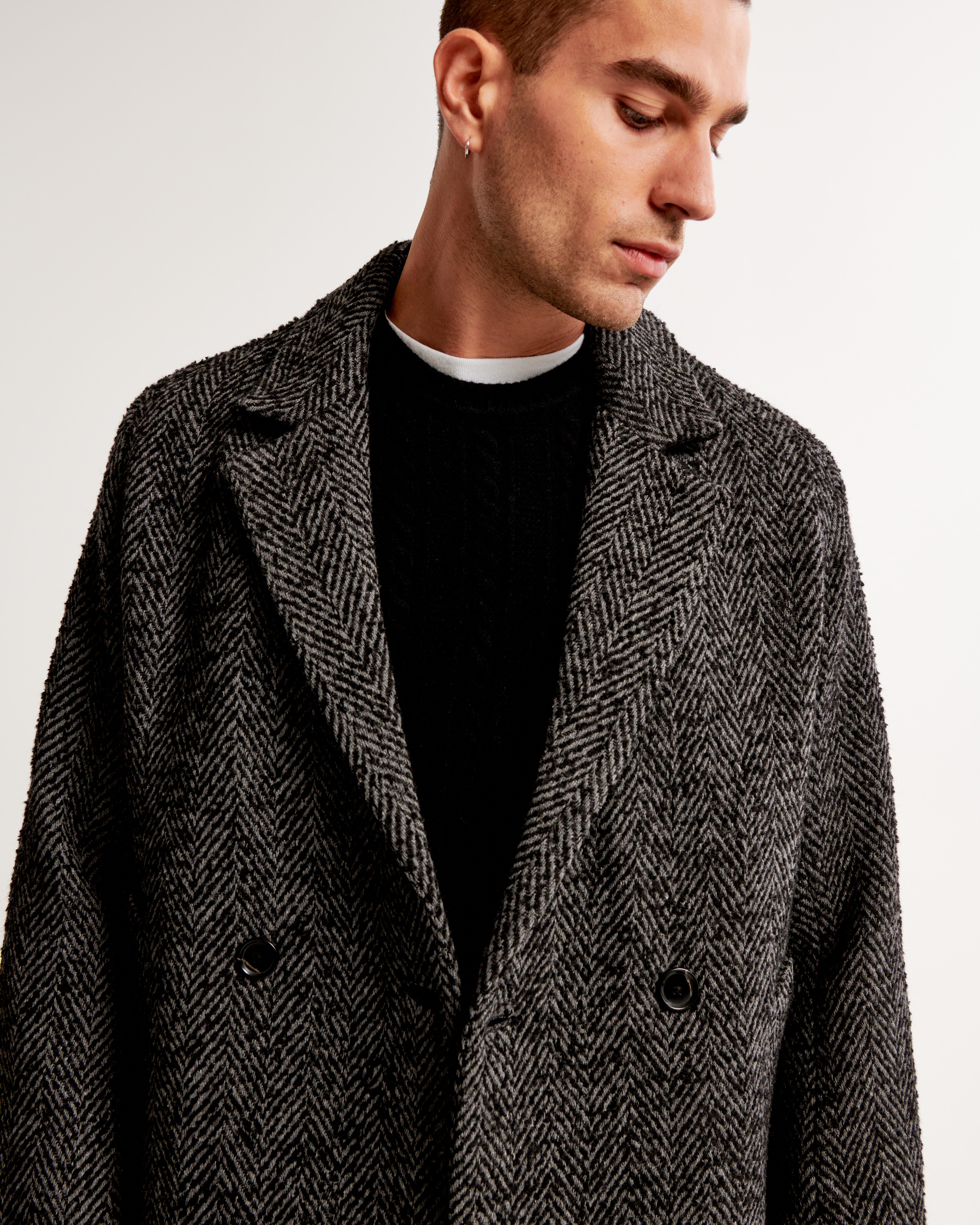 Abercrombie and cheap fitch wool coat