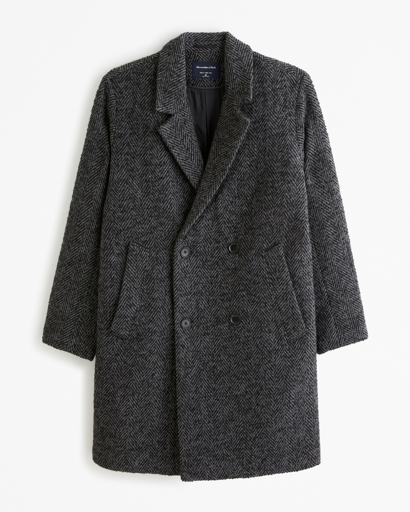 Men's Double Breasted Wool-Blend Coat | Men's Coats & Jackets