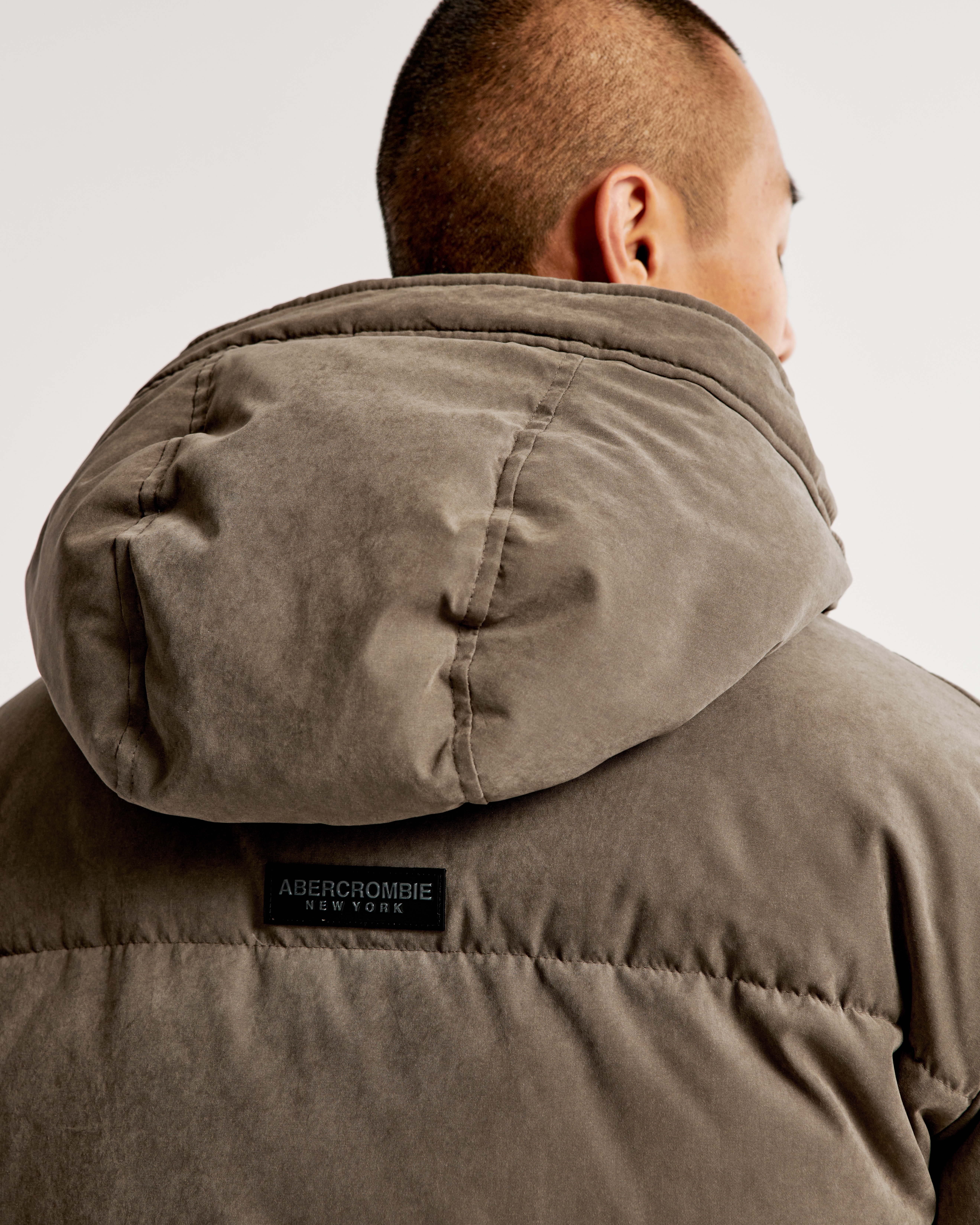 Abercrombie & fitch store hooded padded jacket