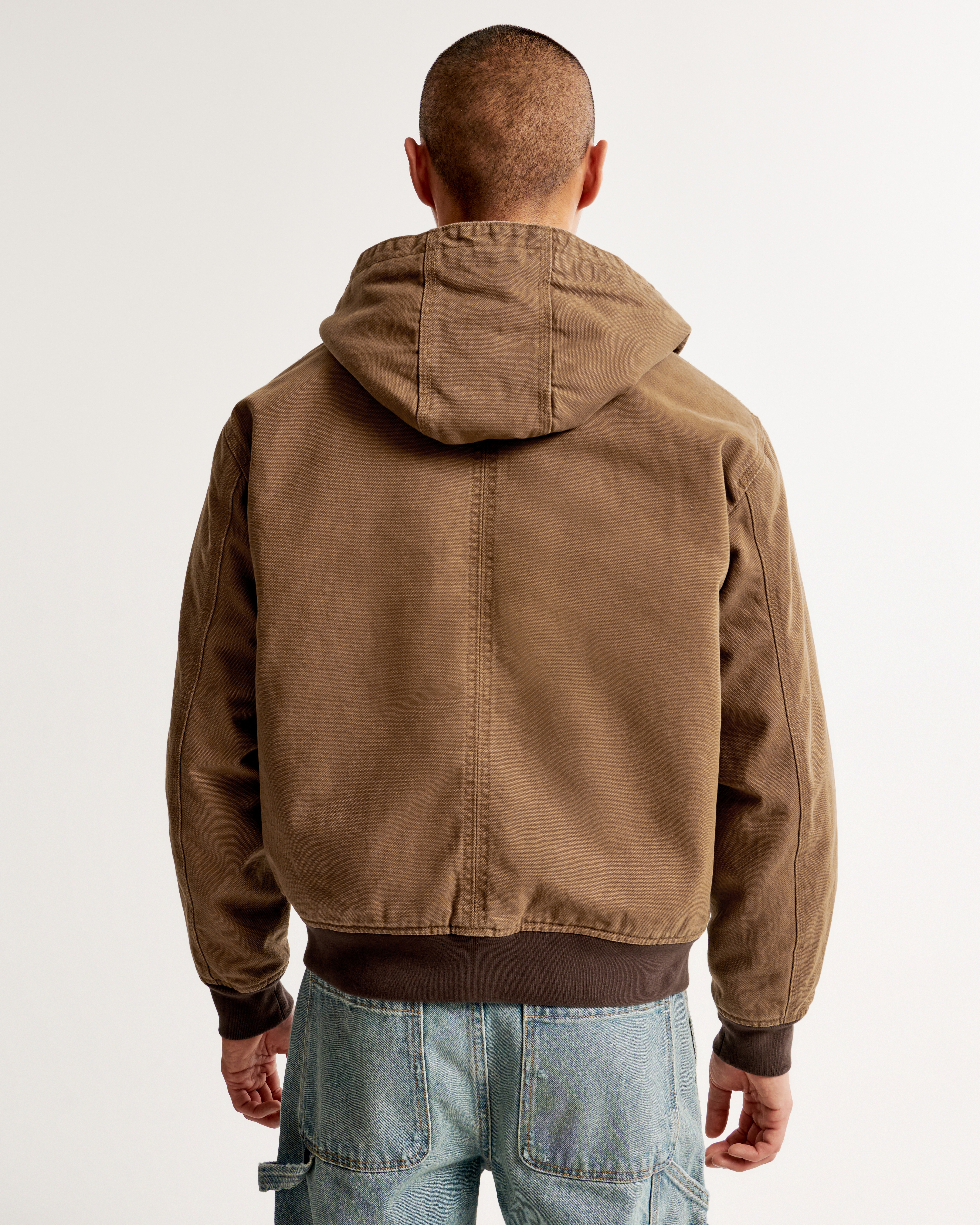 Carhartt hooded bomber jacket hot sale