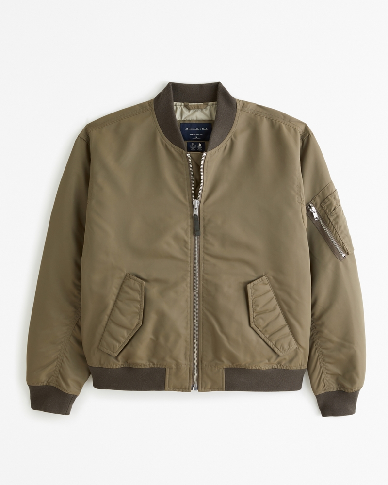 Abercrombie bomber jacket mens sale