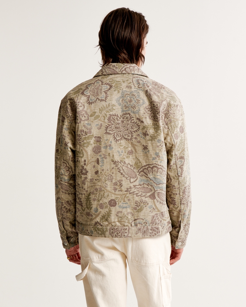 leopard jacquard light jacket, Needles