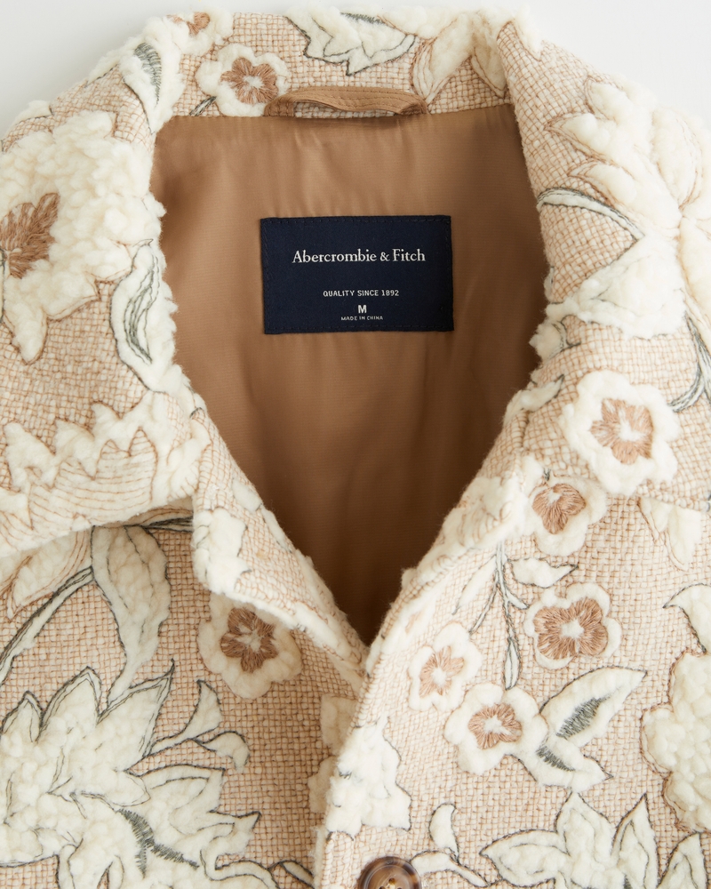 Pattern Sherpa Trucker Jacket