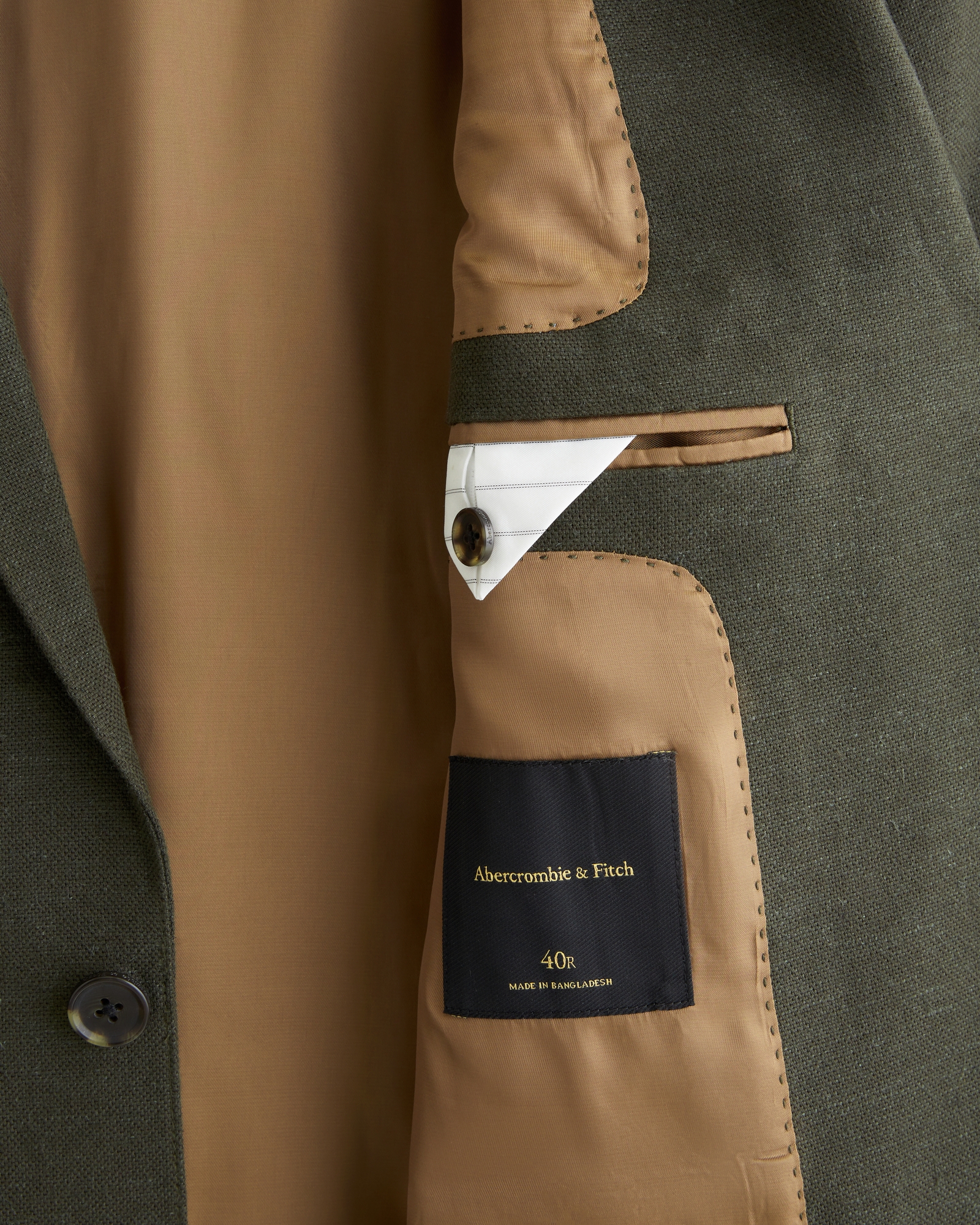 The A&F Collins Tailored Classic Linen-Blend Blazer