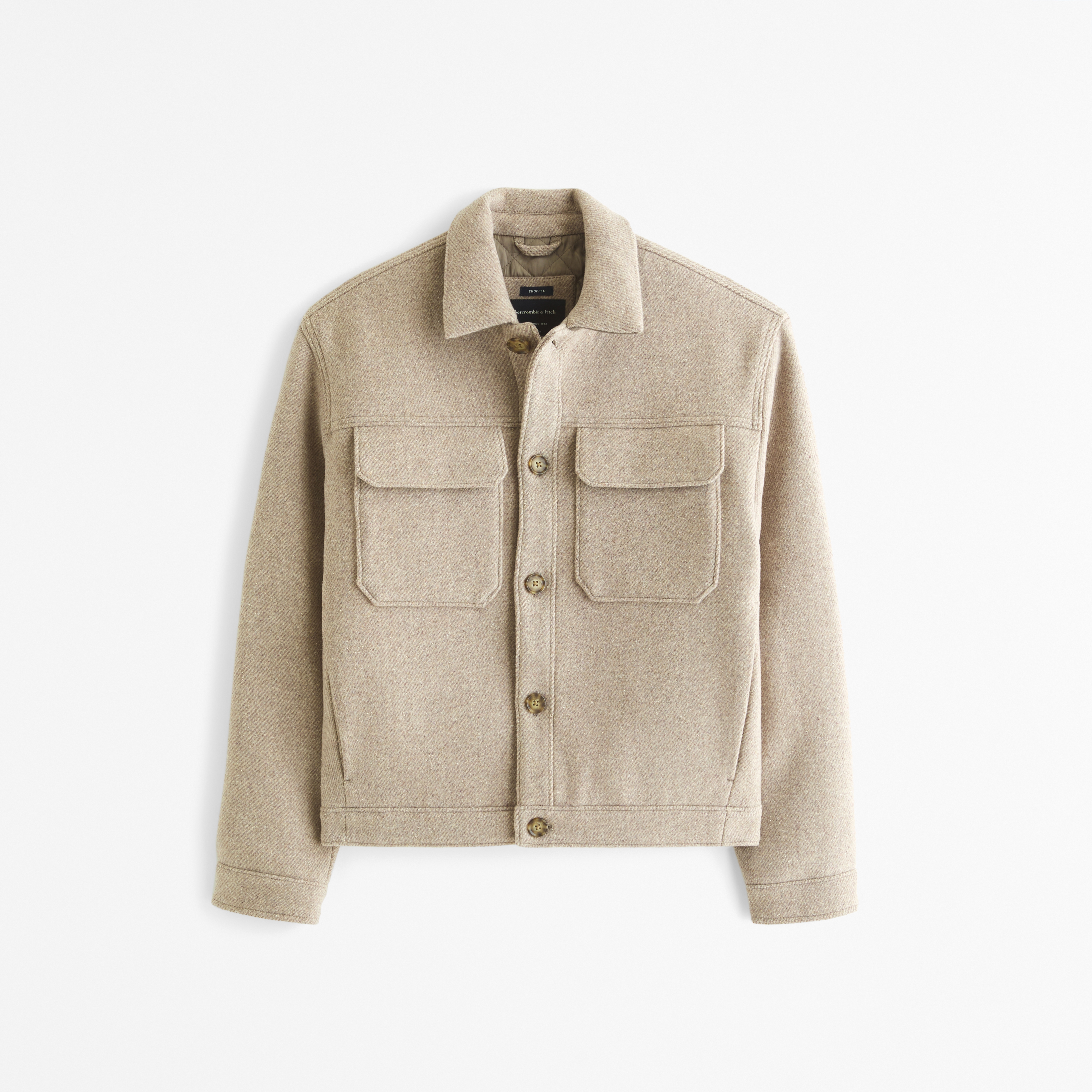 【DEARMINE】Mens Trucker Crop Jacket NWT ABERCROMBIE & FITCH A&F MEN'S Cropped Trucker Jacket