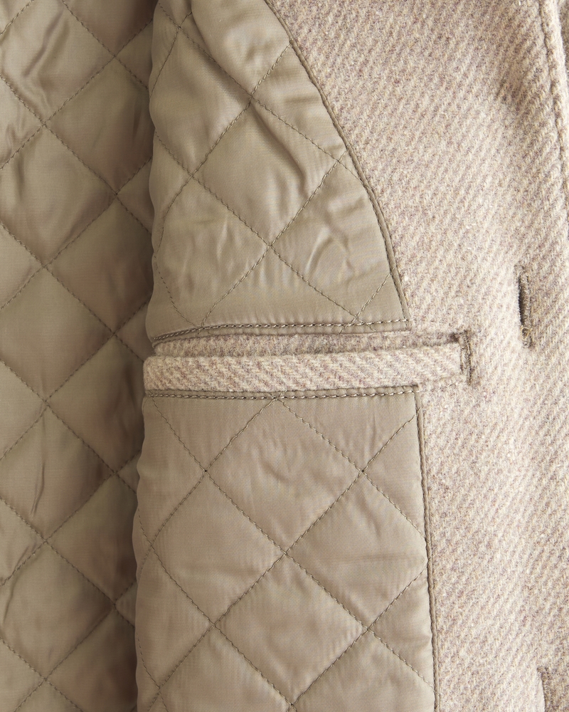 Cropped Dressy Trucker Jacket