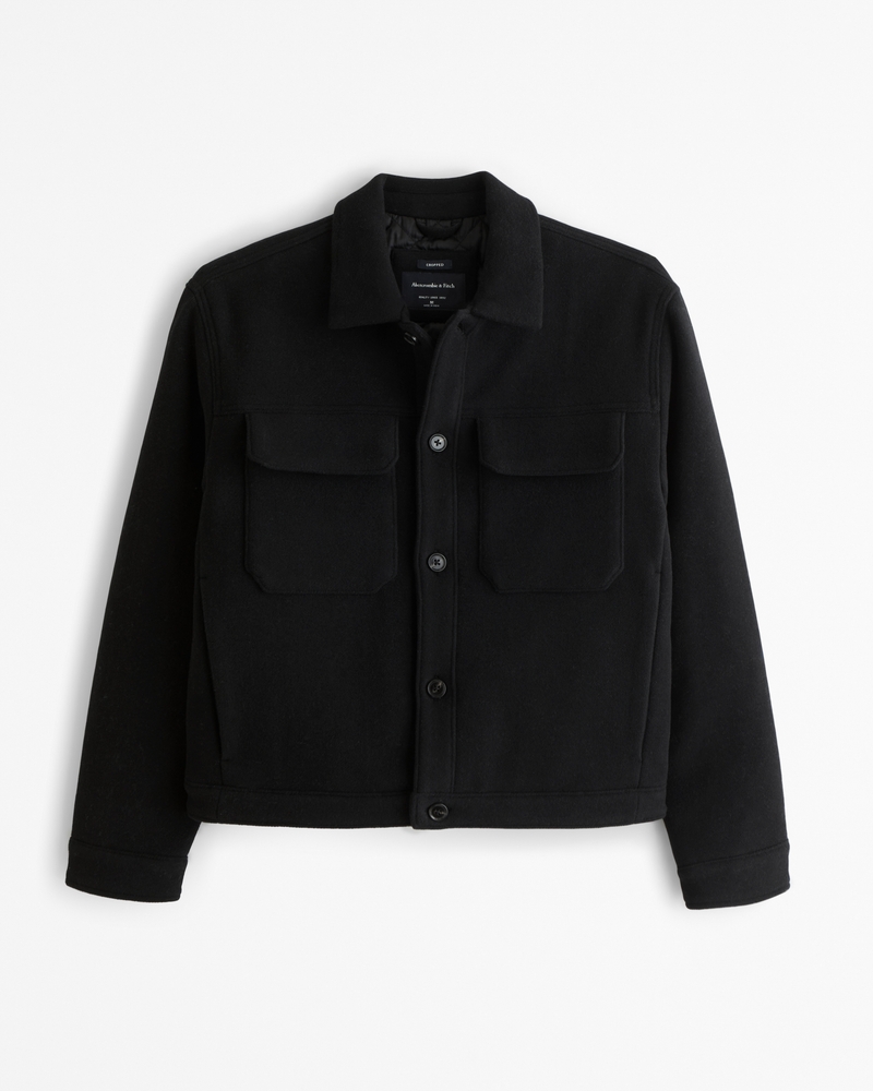 Abercrombie deals Wool-Blend Trucker Jacket