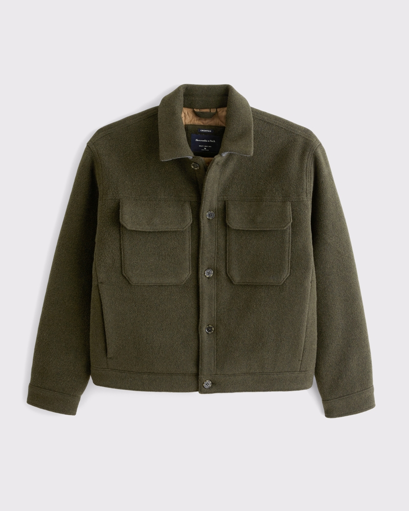 Abercrombie deals Wool-Blend Trucker Jacket