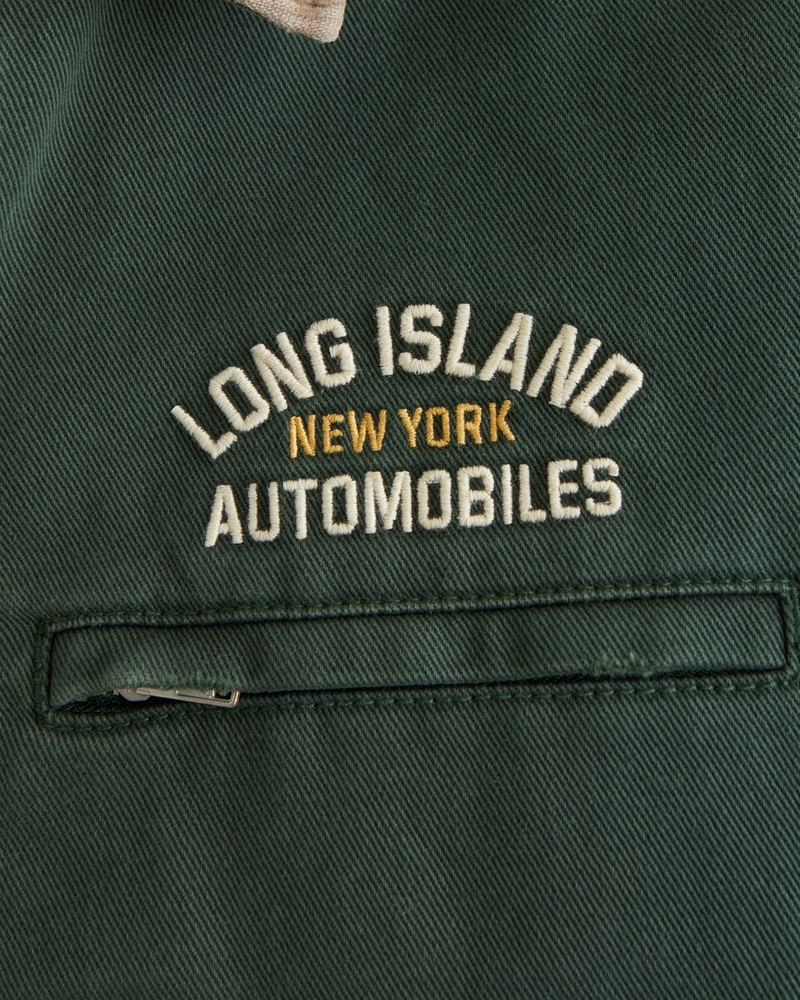 Cropped Zip Workwear Jacket