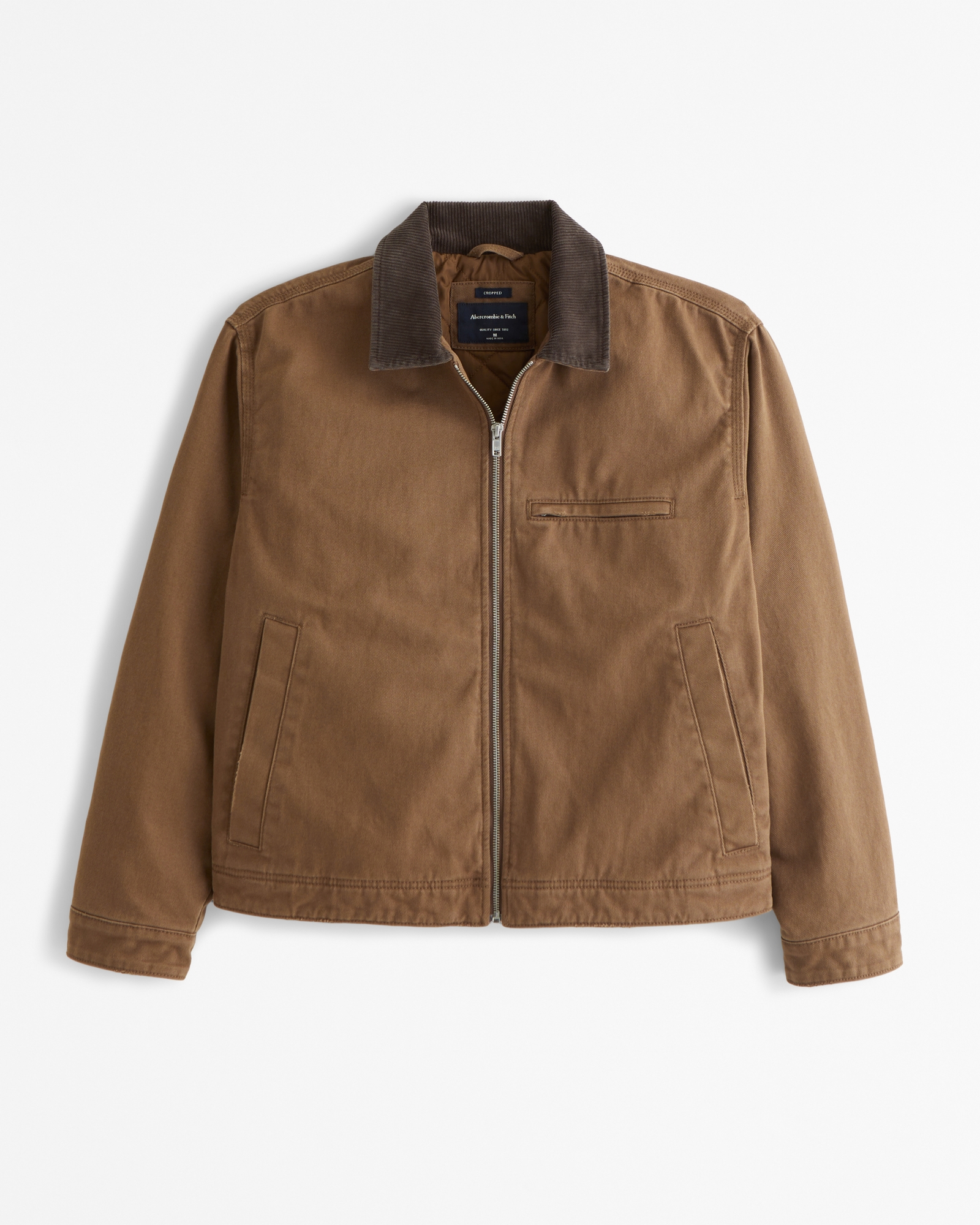 Cropped Zip Workwear Jacket
