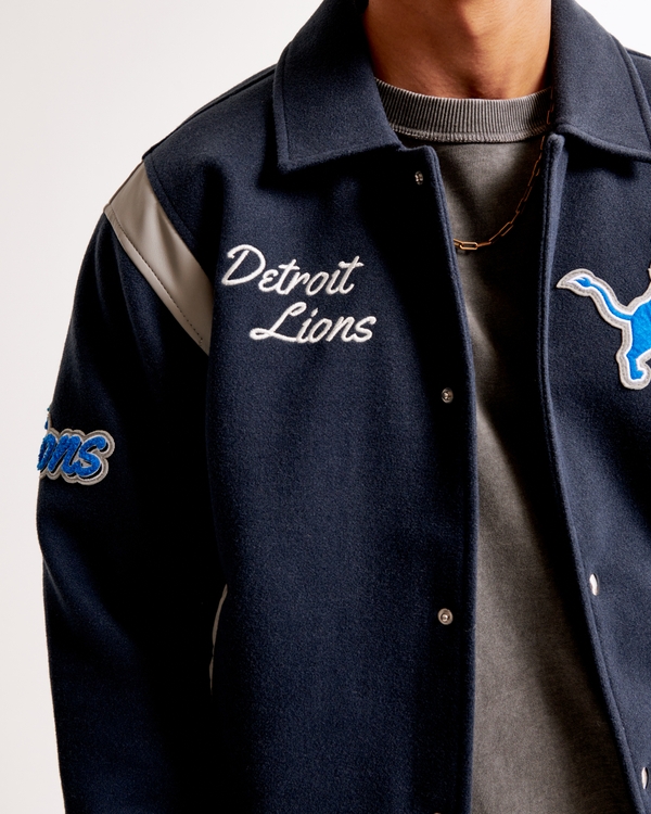 Detroit Lions Varsity Bomber Jacket