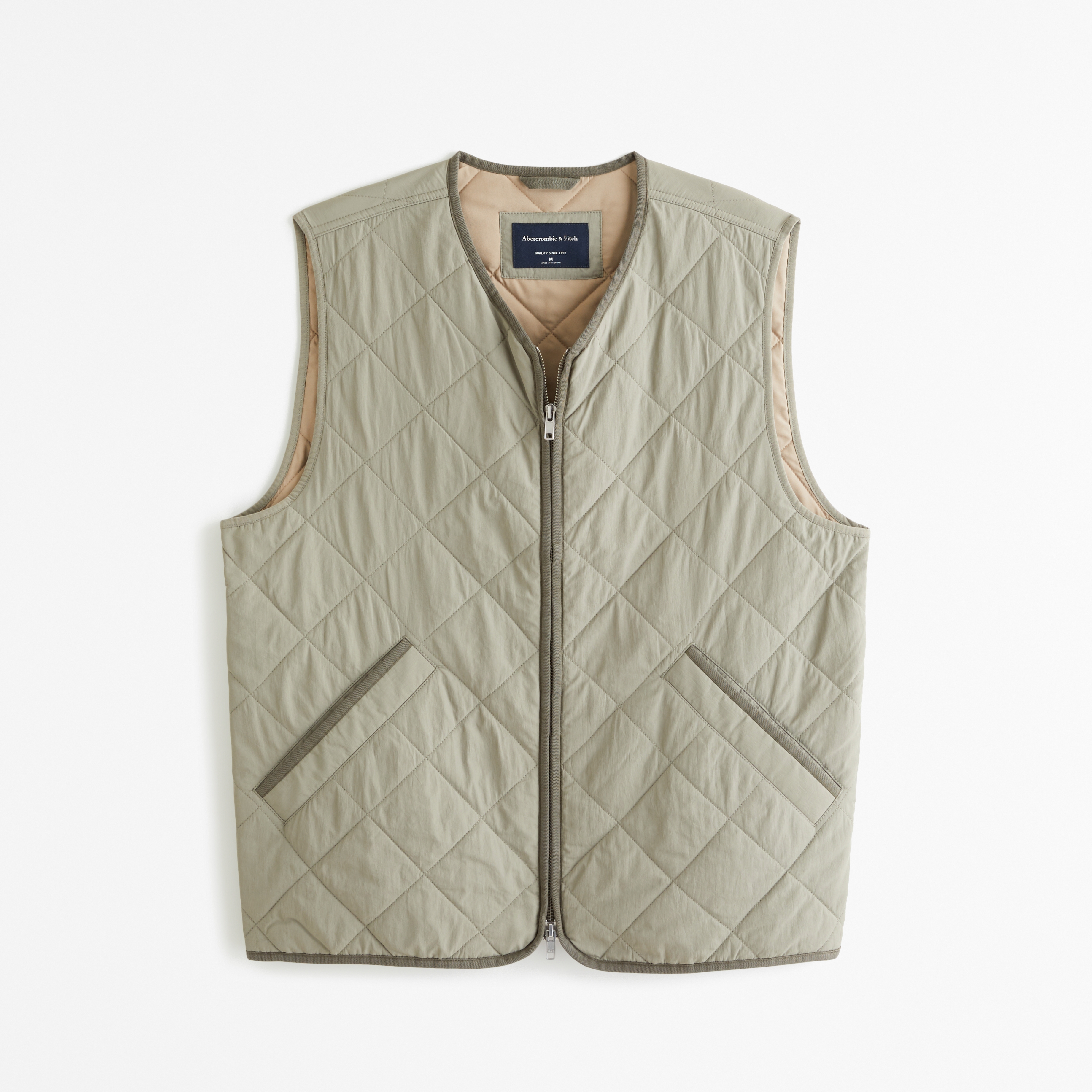 Abercrombie quilted discount vest