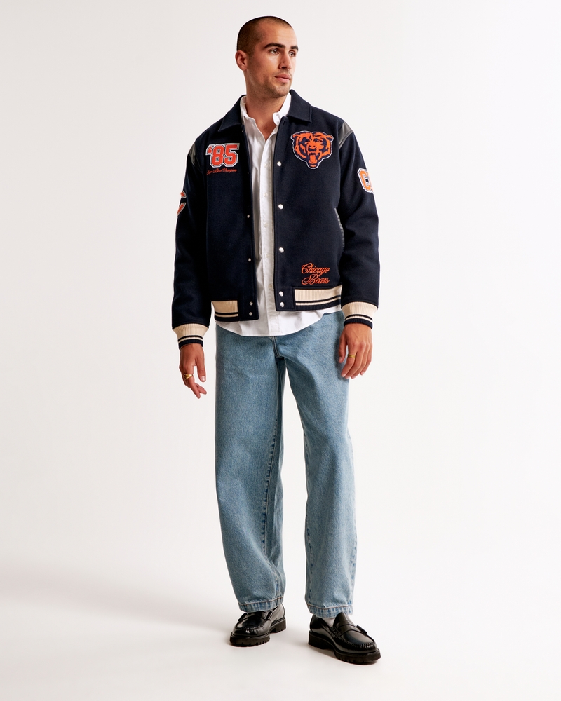 Chicago Bears Varsity Bomber Jacket