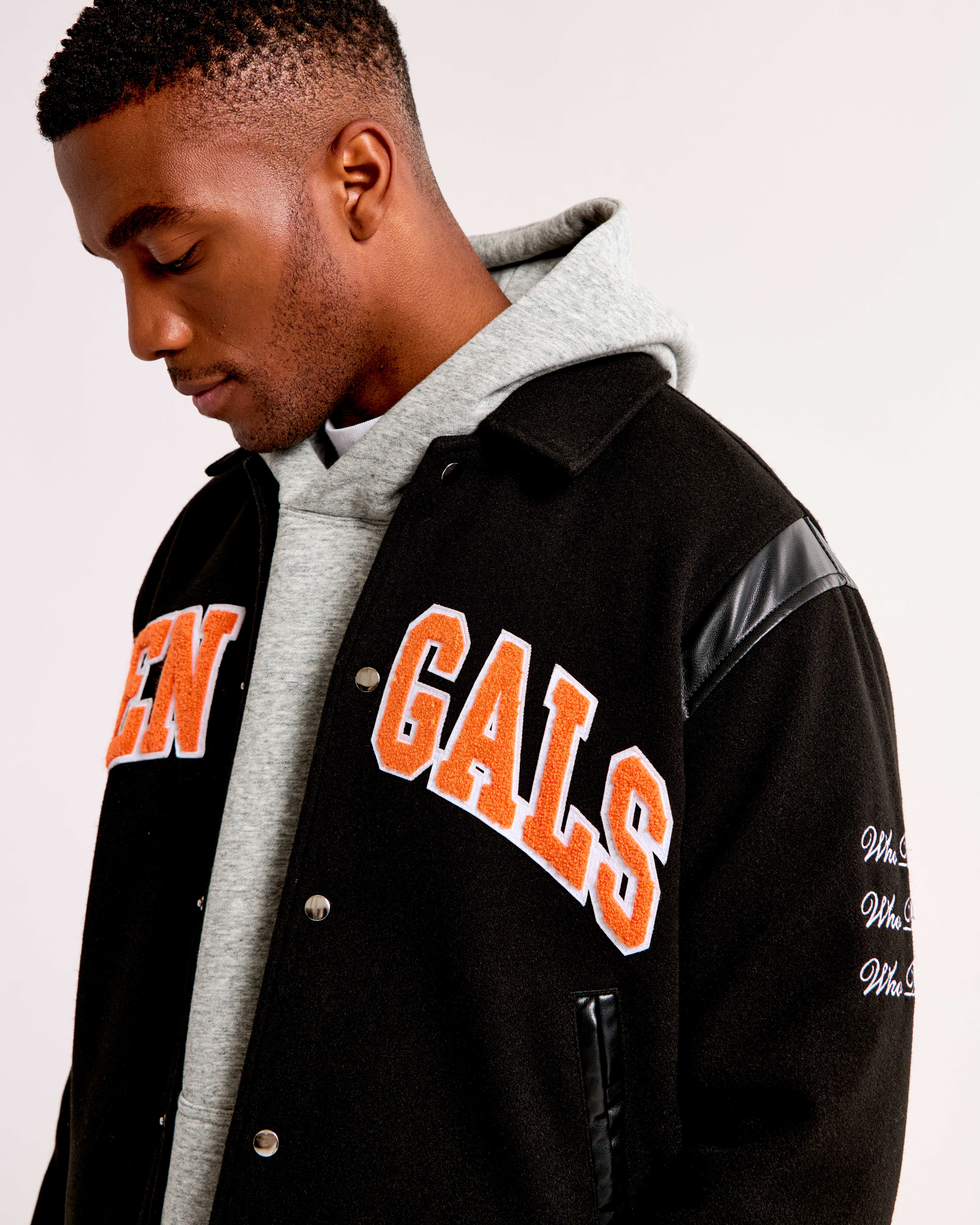 NFL Cincinnati Bengals Varsity Bomber Jacket | NFL NFL | Abercrombie.com