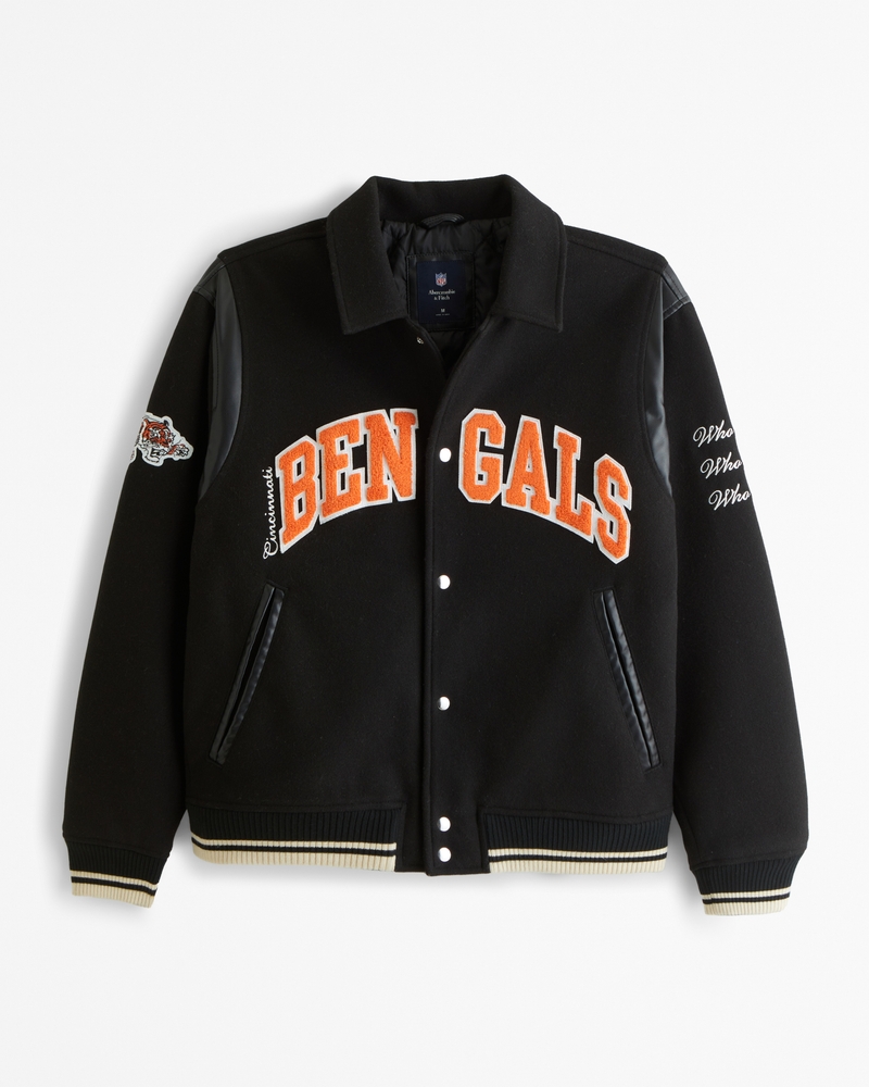 NFL Cincinnati Bengals Varsity Bomber Jacket | NFL NFL NFL Cincinnati Bengals Varsity Bomber Jacket | NFL NFL