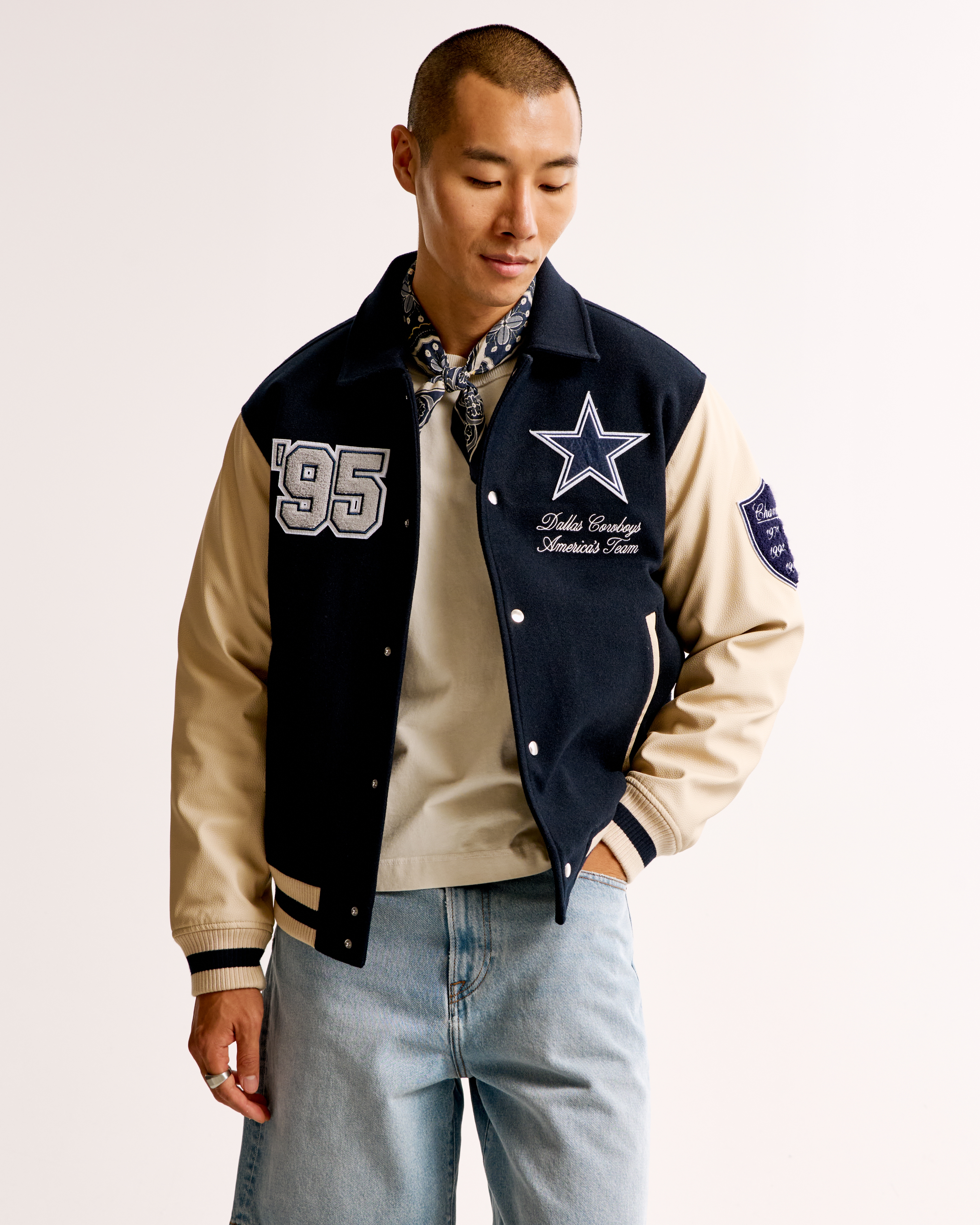 Cowboys Varsity shops Jacket: XXL