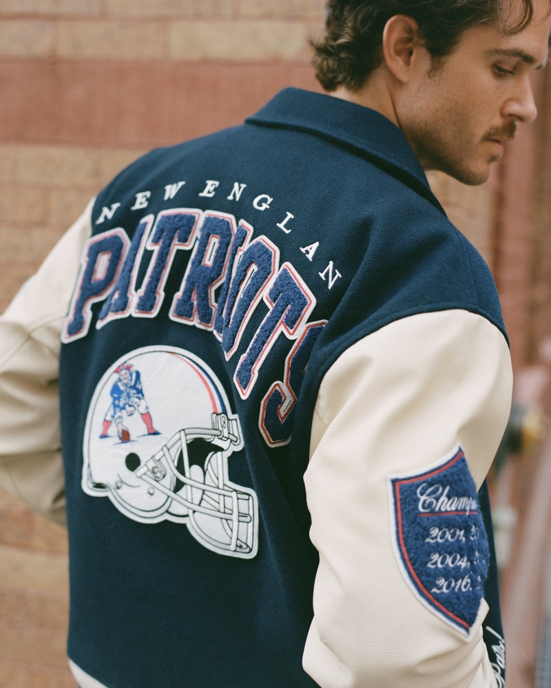 New England Patriots Varsity Bomber Jacket