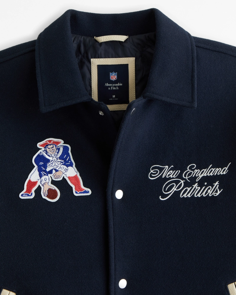 New England Patriots Varsity Bomber Jacket