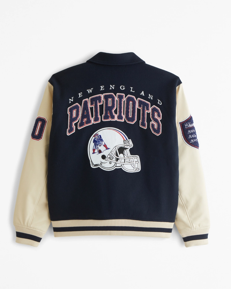 New England Patriots Varsity Bomber Jacket