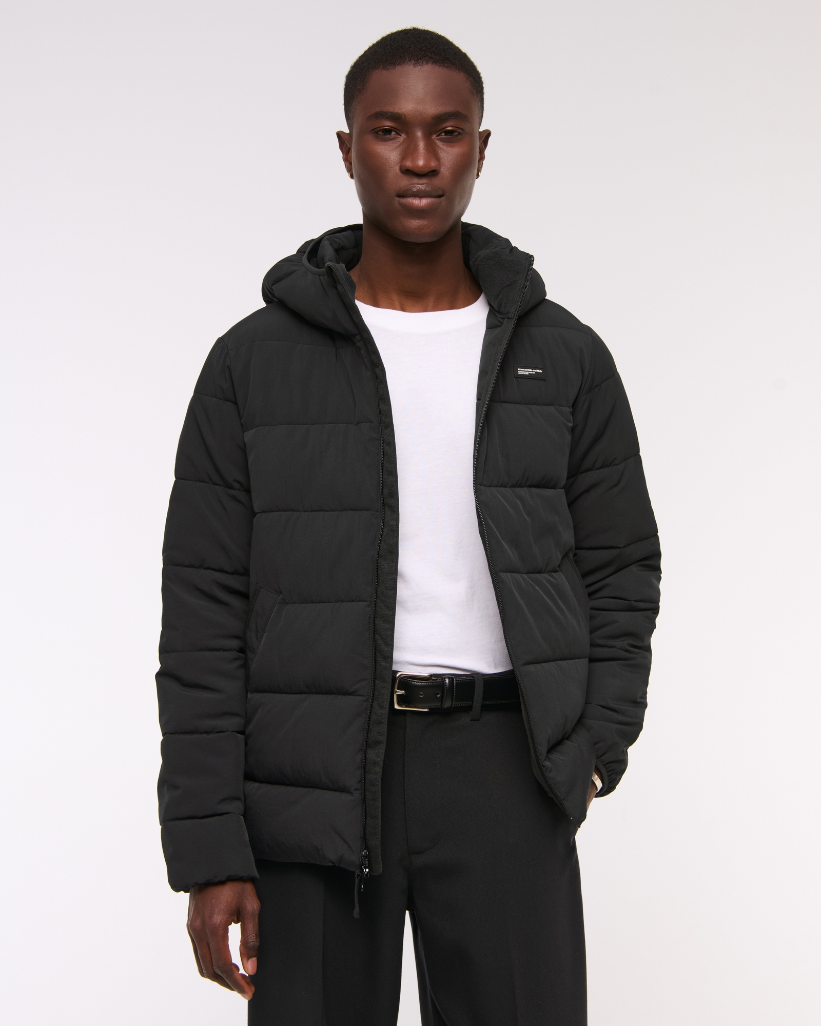 Lightweight Hooded Puffer Jacket