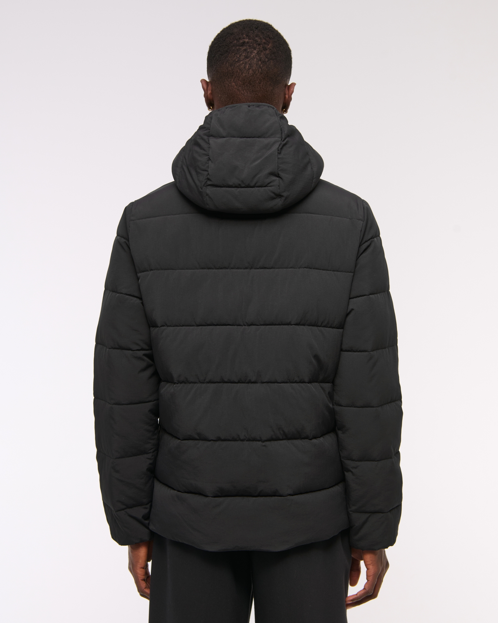 Lightweight Hooded Puffer Jacket