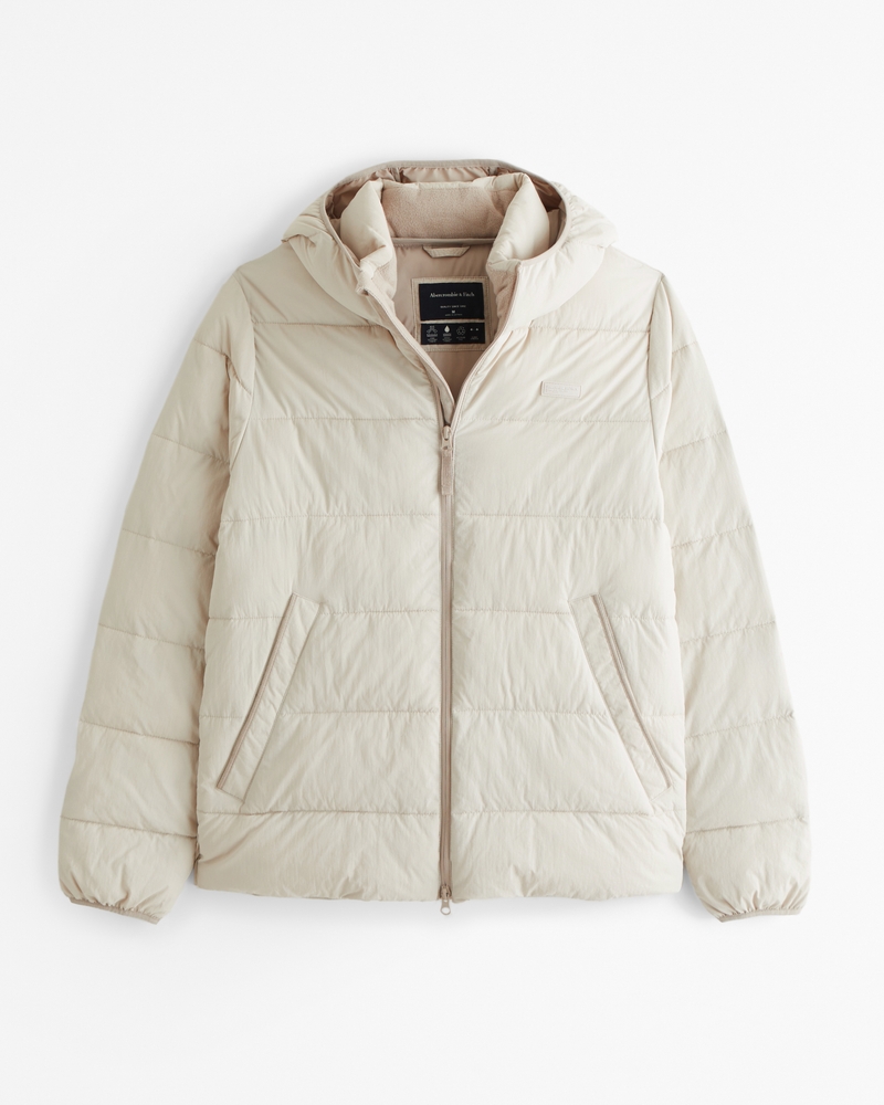 Lightweight Hooded Puffer Jacket