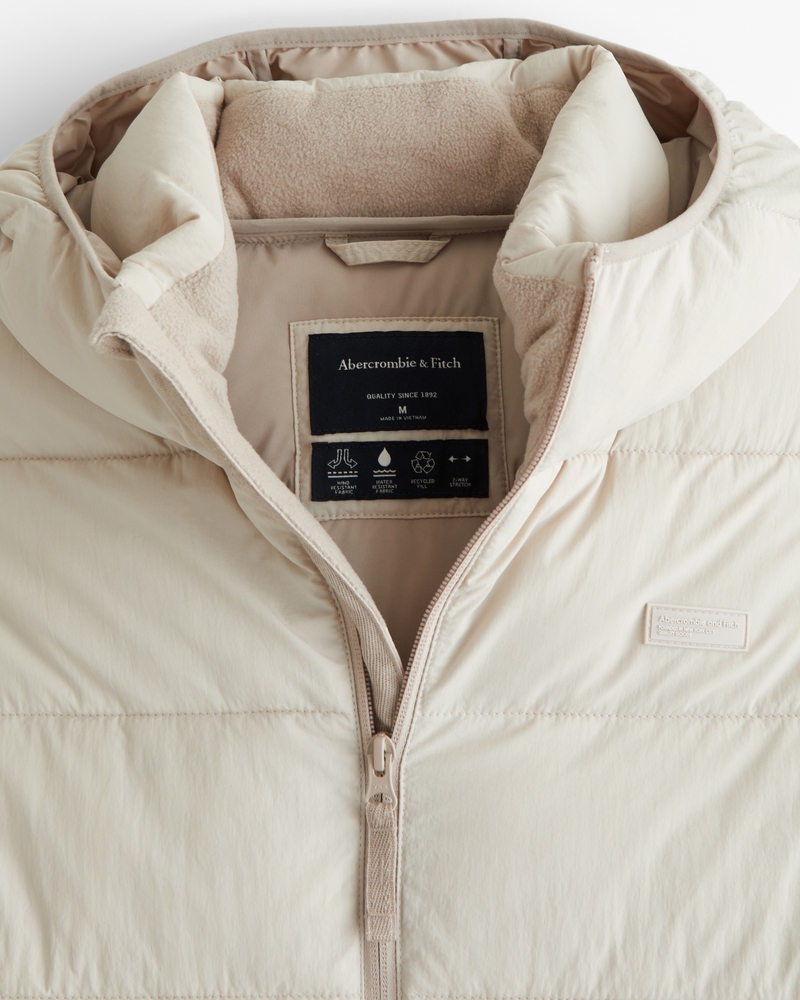 Lightweight Hooded Puffer Jacket