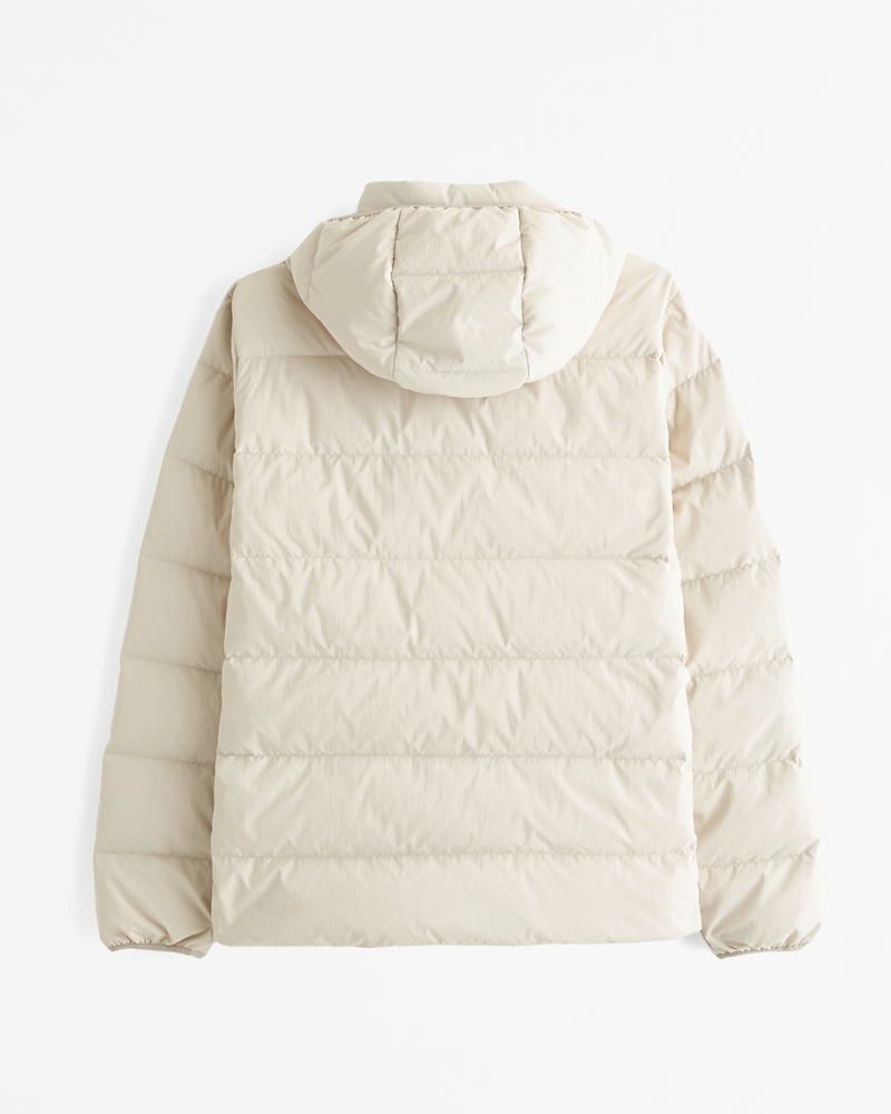 Lightweight Hooded Puffer Jacket