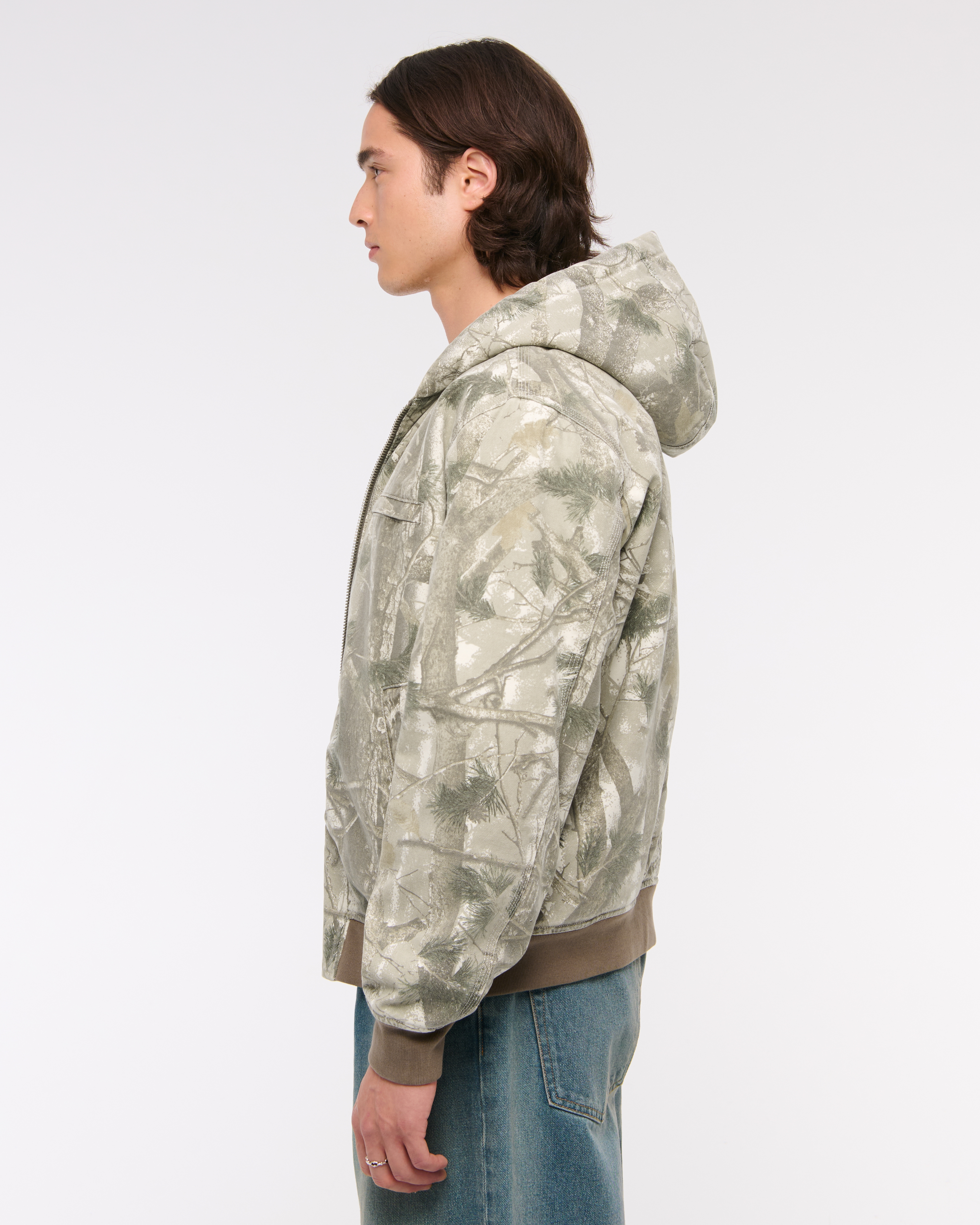 【完売必至】Abercrombie & Fitch ボンバージャケット SAVEDGE ブルゾン アウター OVERSIZE HOOD BOMBER JACKET