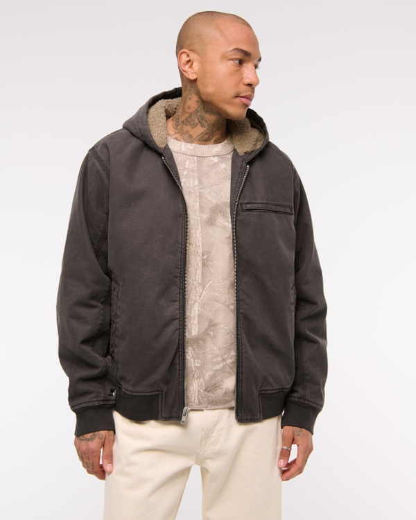 Abercrombie teddy jacket best sale