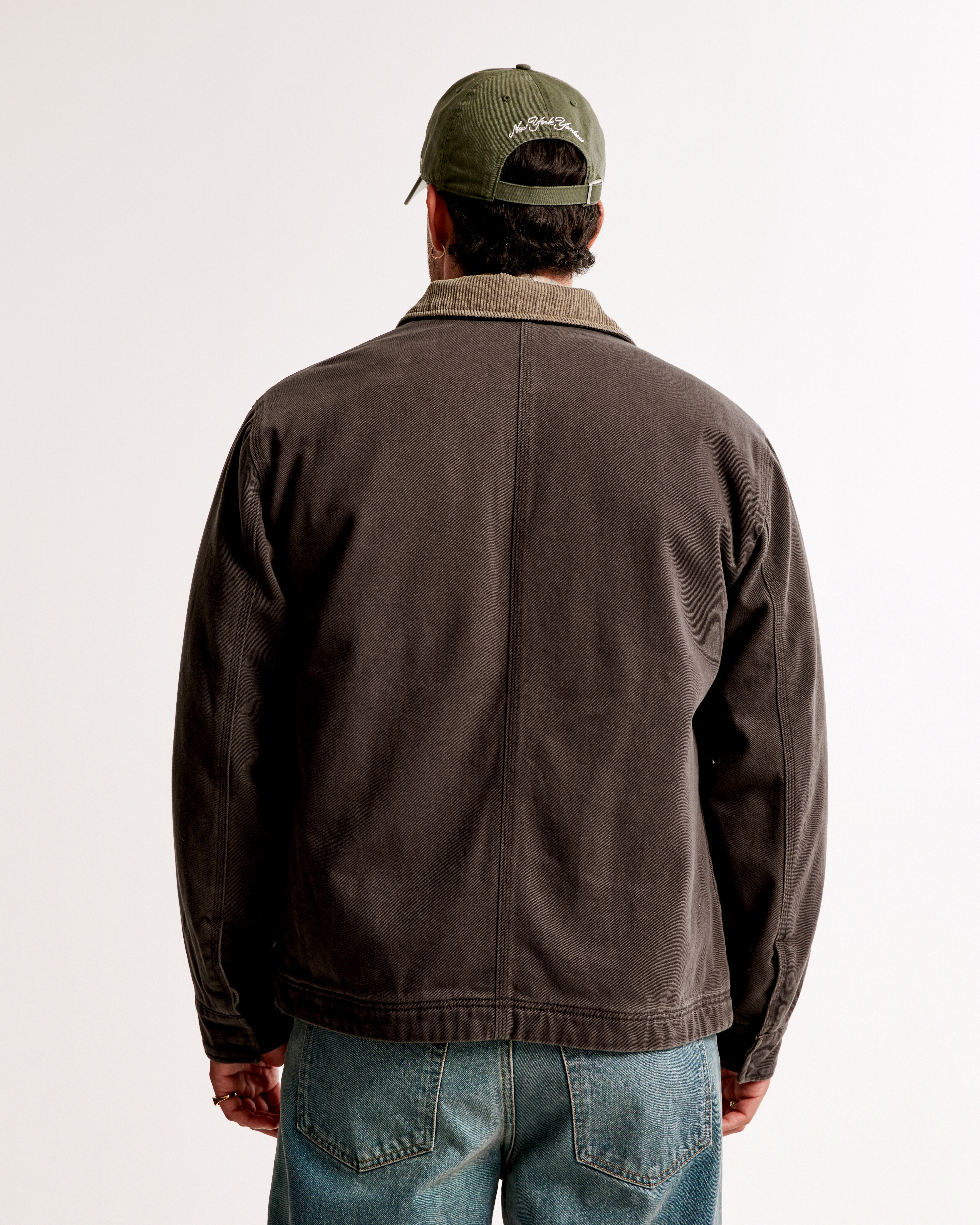 Men's Flannel-Lined Zip Workwear Jacket | Men's Clearance