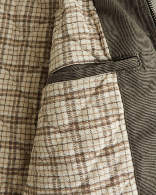 Men's Flannel-Lined Zip Workwear Jacket | Men's Clearance