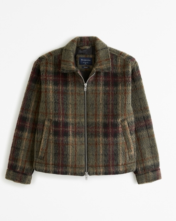 Men s Cropped Dressy Zip Jacket Men s Coats Jackets Abercrombie