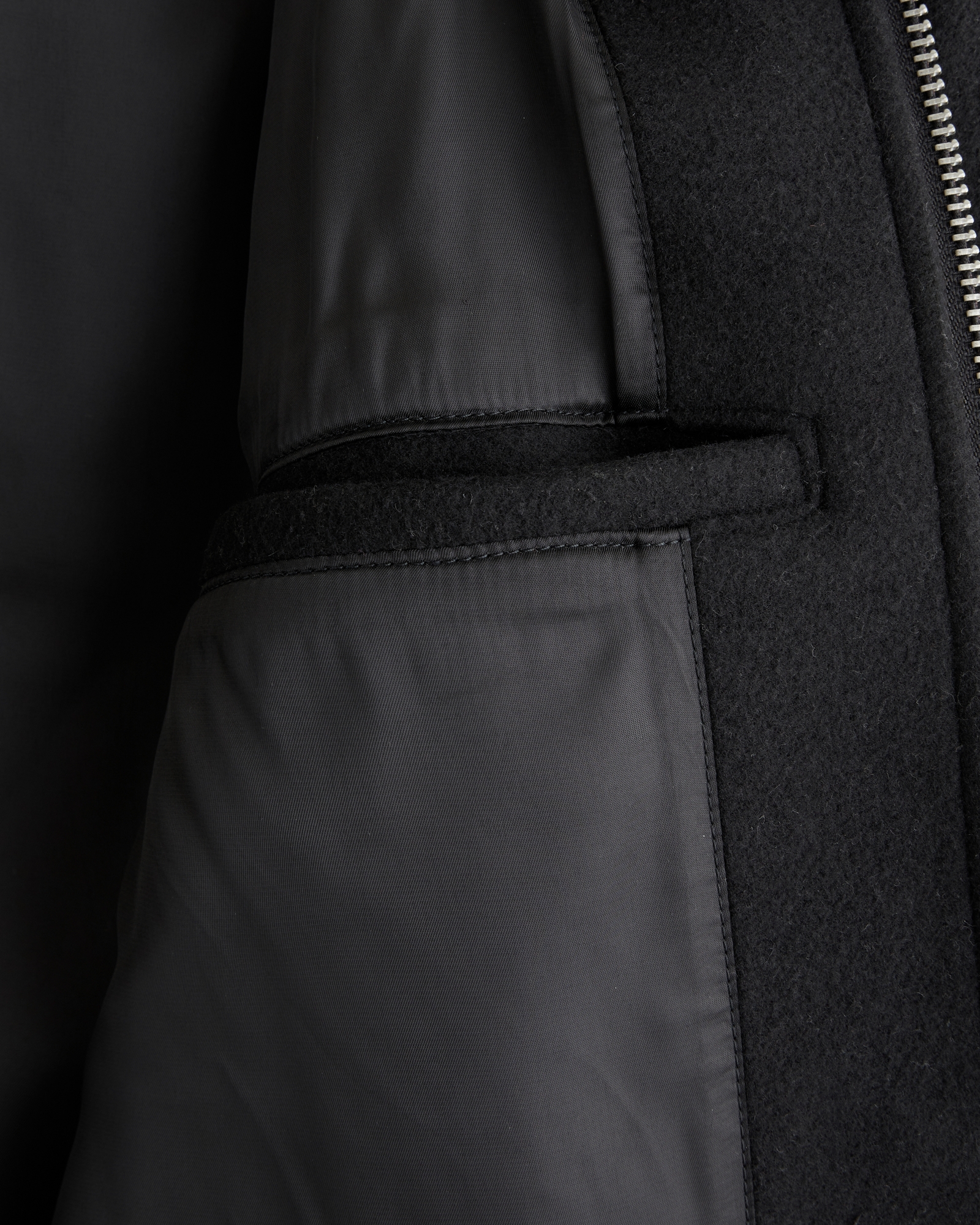 Cropped Dressy Zip Jacket