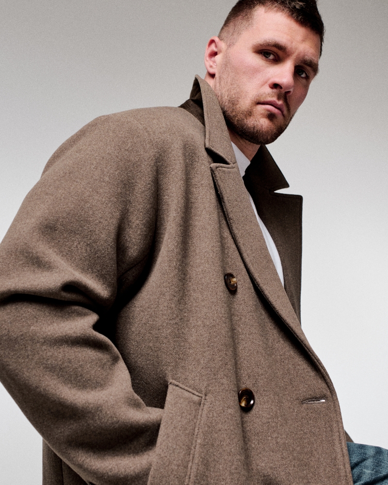 Double-Breasted Long Coat