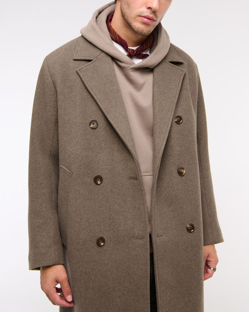 Double-Breasted Long Coat