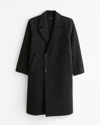 Uomo Cappotto Lungo Doppiopetto Uomo Cappotti e giacche Abercrombie