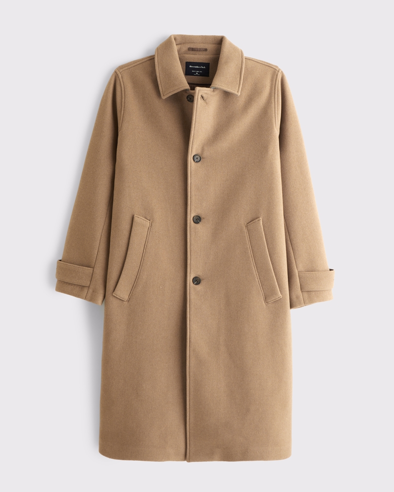 Wool Blend Mac Coat