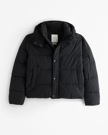 Abercrombie velvet puffer hotsell