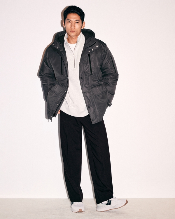 メンズ コート、パーカー&ダウンジャケット | Abercrombie & Fitch メンズ コート、パーカー&ダウンジャケット | Abercrombie & Fitch