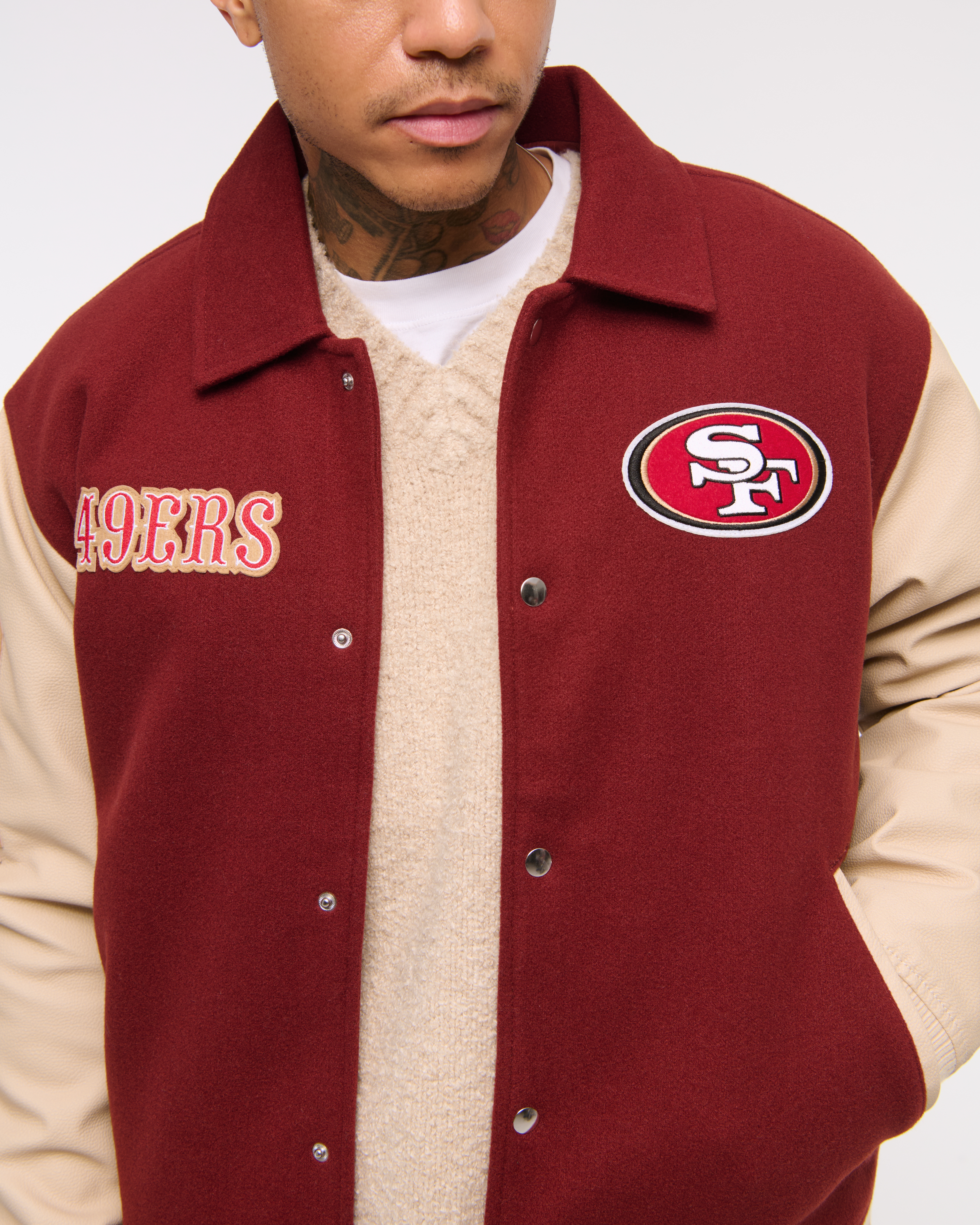 Men's San Francisco 49ers Varsity Bomber Jacket | Men's