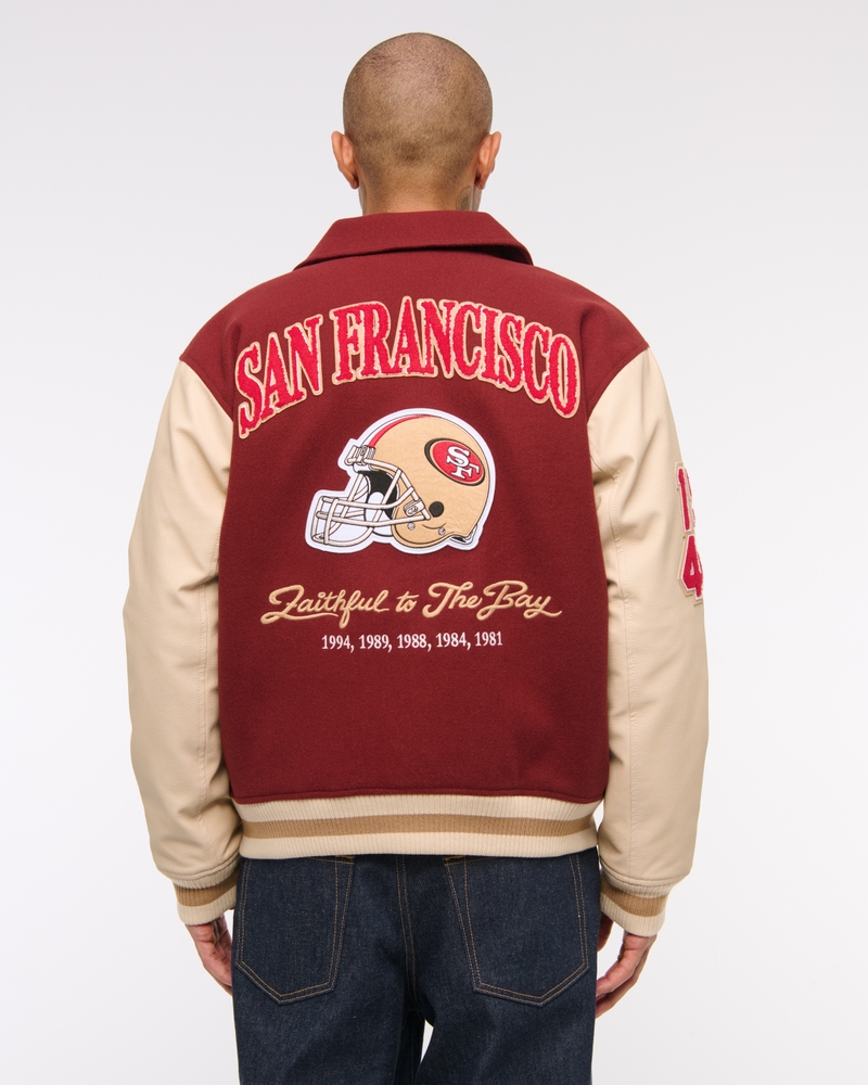 Men's San Francisco 49ers Varsity Bomber Jacket | Men's