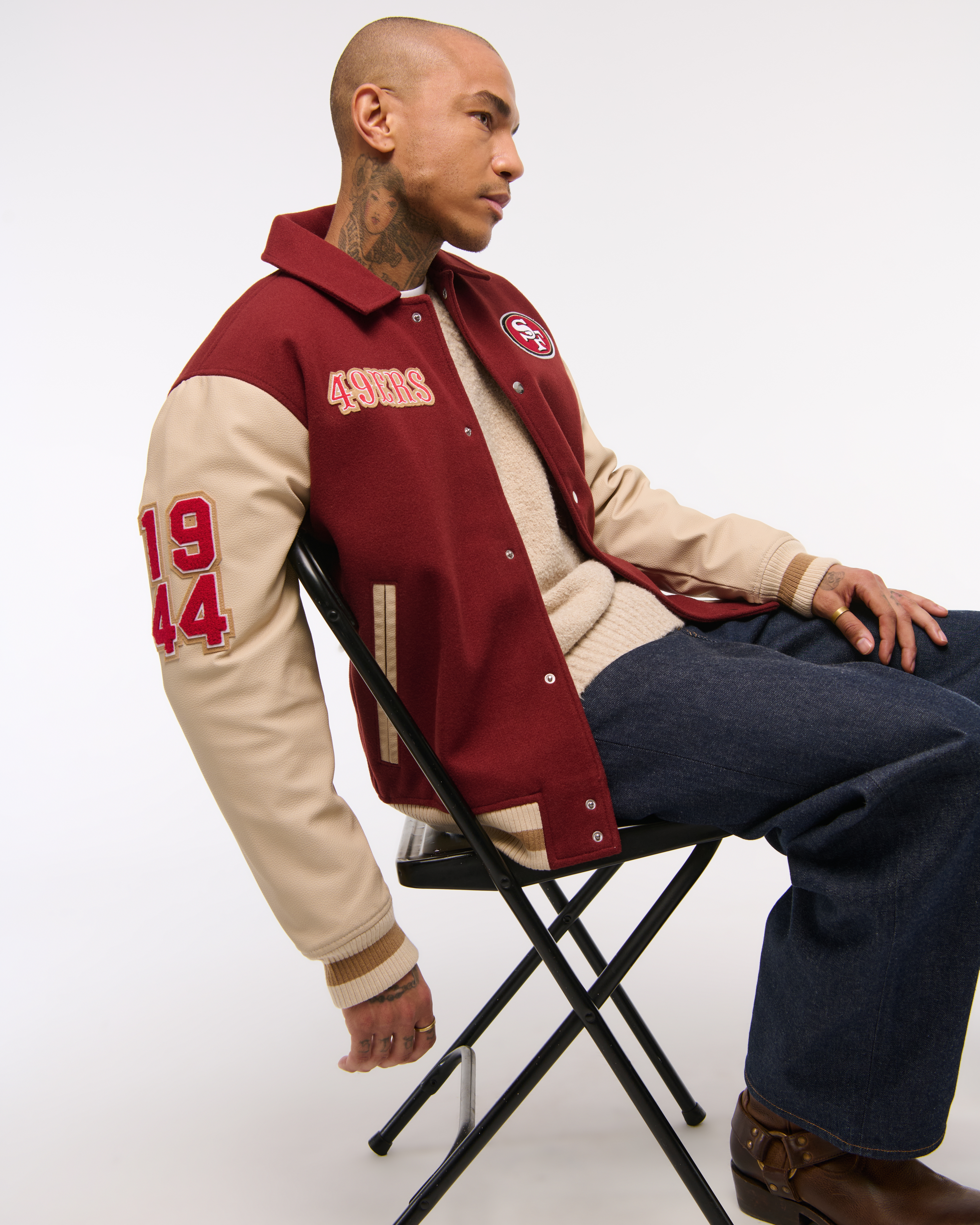 Men's San Francisco 49ers Varsity Bomber Jacket | Men's