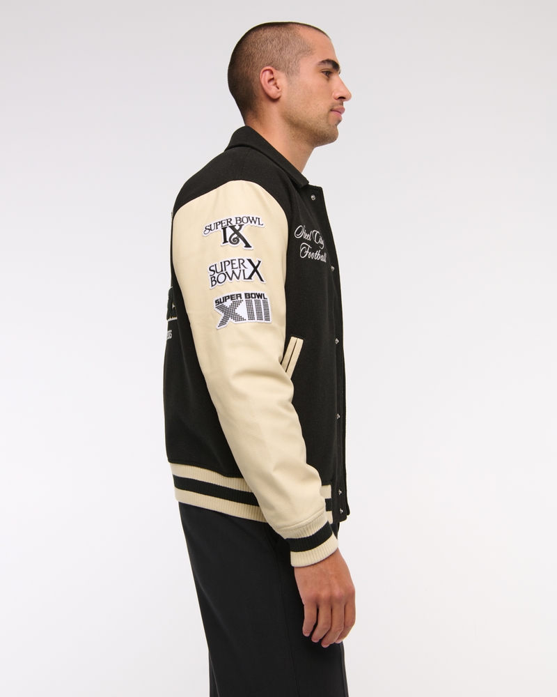 Pittsburgh Steelers Varsity Bomber Jacket
